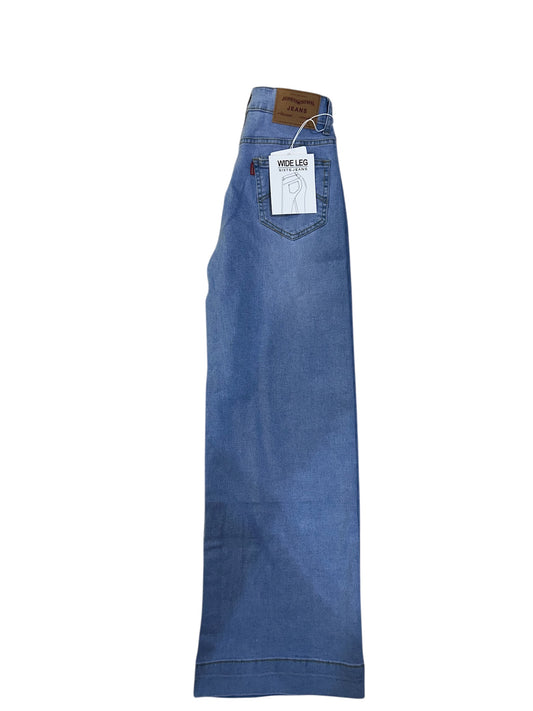 Jeans Donna a Gamba Larga Wide Leg