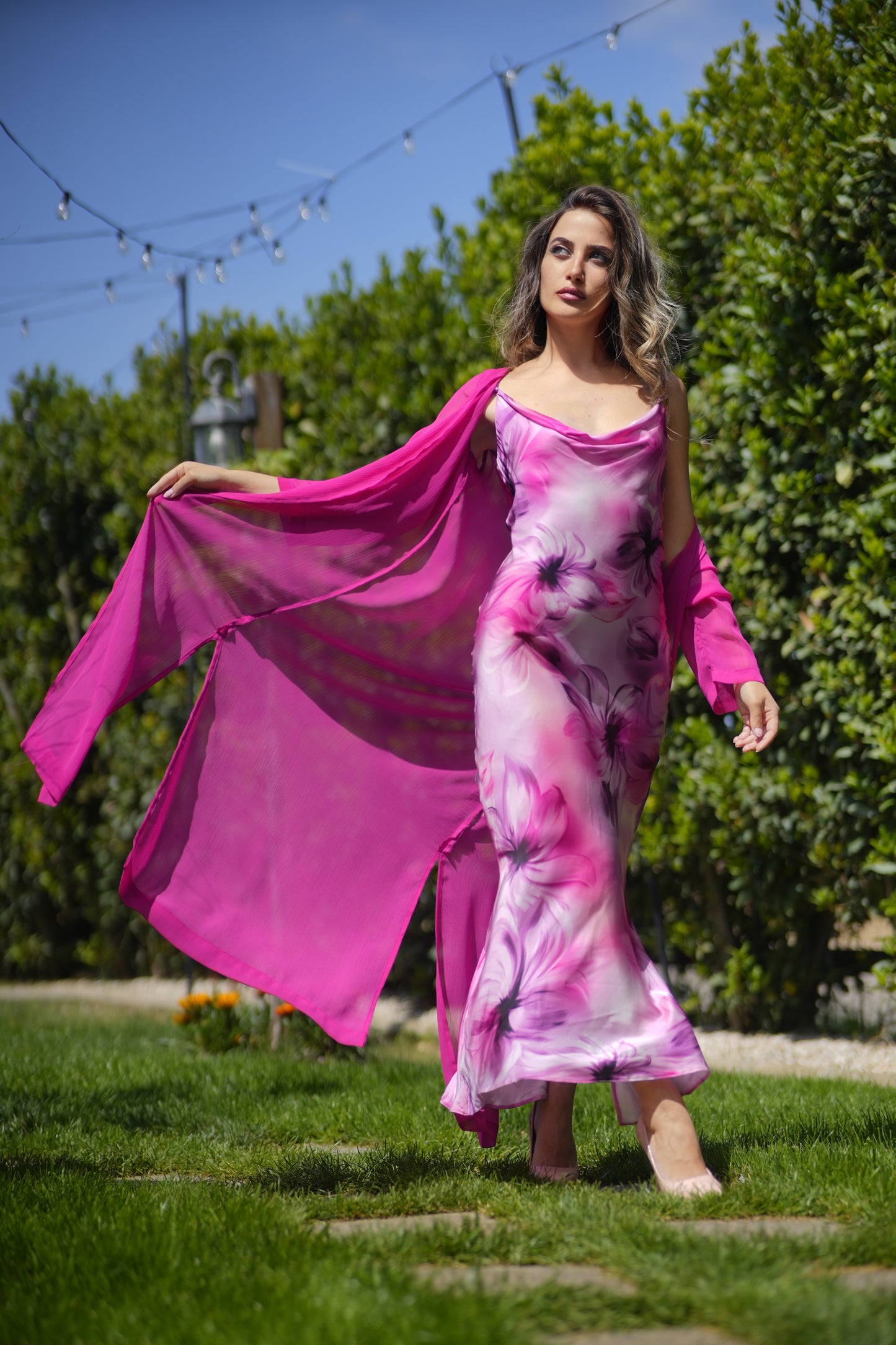 Abito Velour in Fantasia