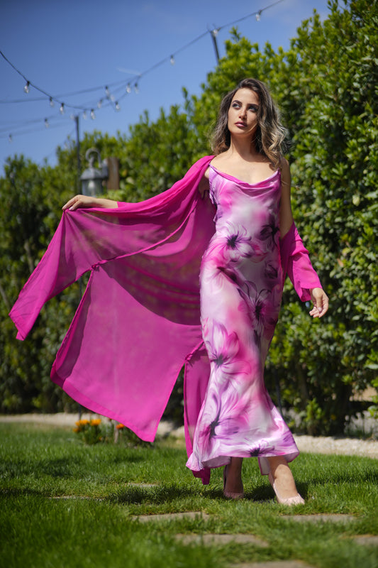 Abito Velour in Fantasia