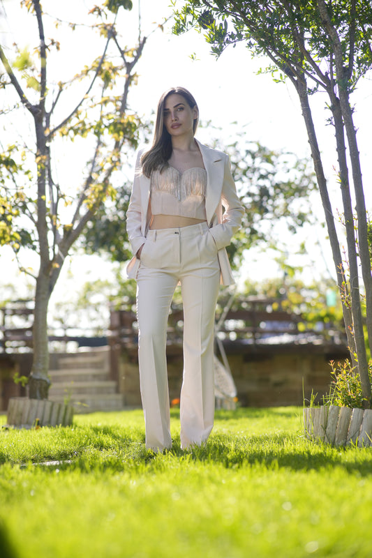 Tailleur Beige