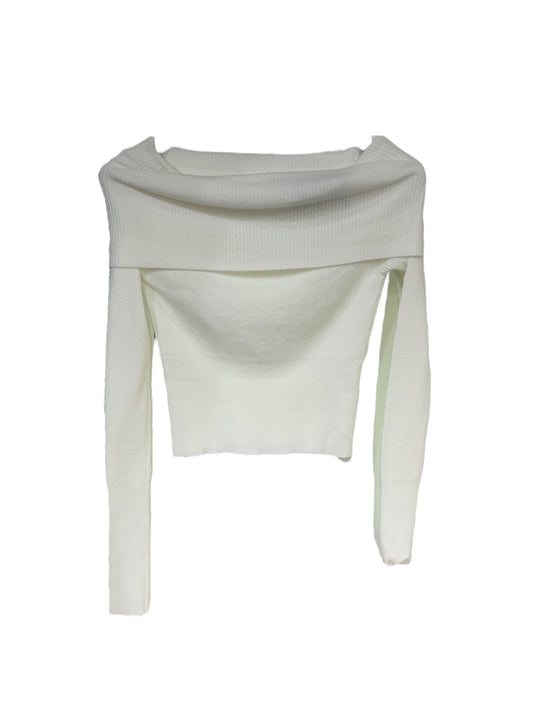 Maglione scollo a barca Bianco