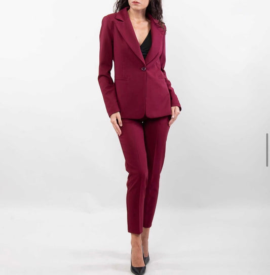 Tailleur Bordeaux