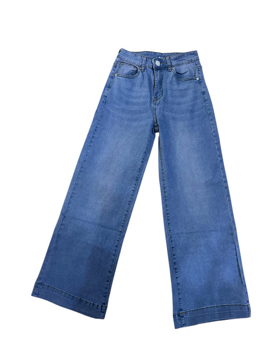 Jeans Donna a Gamba Larga Wide Leg