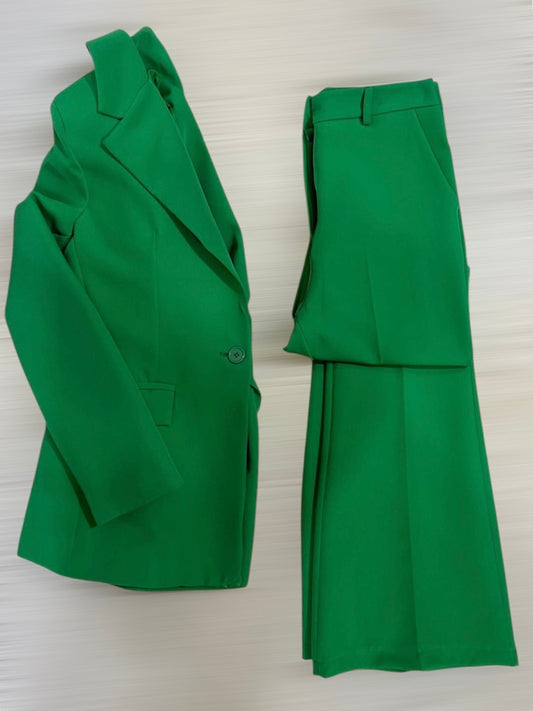 Tailleur Verde Smeraldo