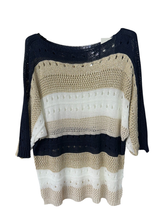 Maglione a Righe  in Maglia Leggera