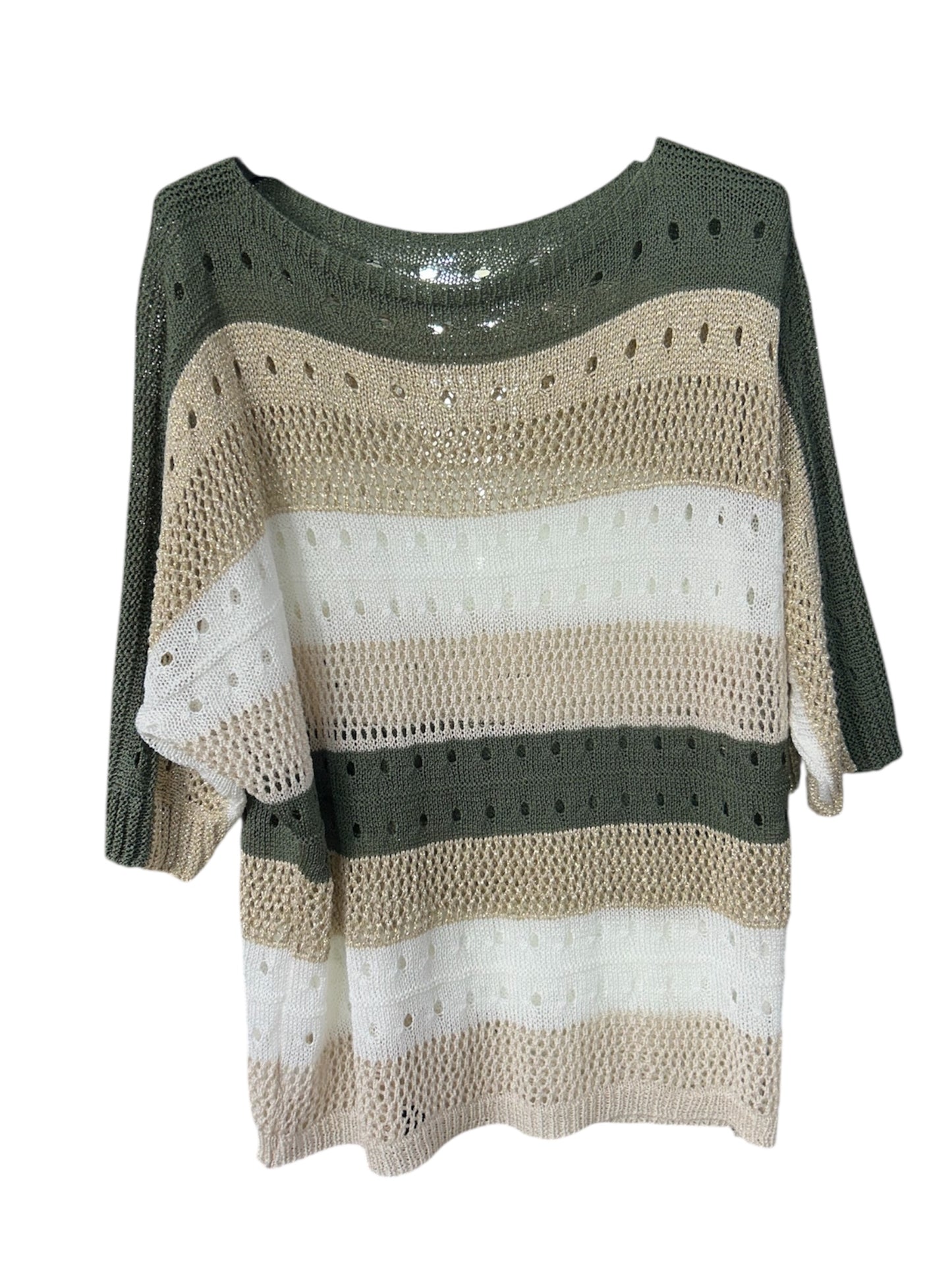 Maglione a Righe  in Maglia Leggera