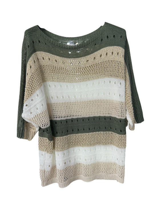 Maglione a Righe  in Maglia Leggera