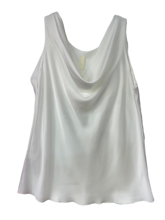 Blusa Over in Satin Bianca