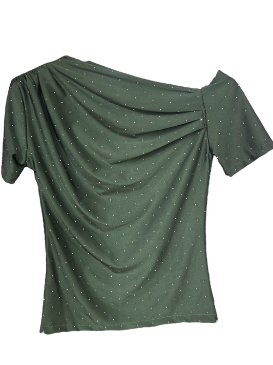Maglia Monospalla con Strass
