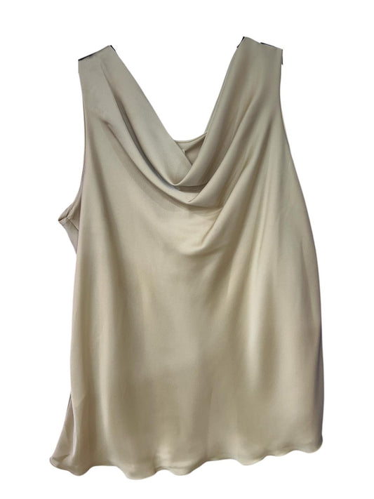 Blusa Over in Satin Beige